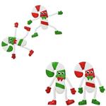 ZR90337 Bendable Candy Cane Figures